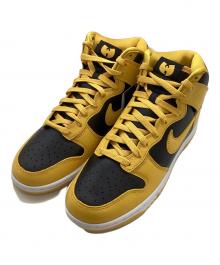 NIKE（ナイキ）の古着「Dunk High Retro PRM NIKE Wu-Tang Clan ダンク ハイ レトロ プレミアム "ウータンクラン" ブラック/ポレン-ホワイト HJ4320-001」｜イエロー
