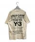 Y-3 (ワイスリー) 15th TOKYO UNIFORM OF THE STREET TEE / DN8829 ベージュ サイズ:S：5000円
