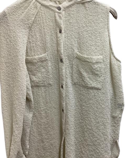 MAISON SPECIAL（メゾンスペシャル）MAISON SPECIAL (メゾンスペシャル) MAISON SPECIAL / メゾンスペシャル / ケープスリーブシアーサッカーシャツ / 21231315103 ベージュ サイズ:Freeの古着・服飾アイテム