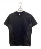 KENZOケンゾー）の古着「ナイロン切替Tシャツ」｜ブラック