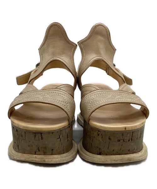 MM6 Maison Margiela（エムエムシックスメゾンマルジェラ）MM6 Maison Margiela (エムエムシックスメゾンマルジェラ) サンダル ベージュ サイズ:37の古着・服飾アイテム