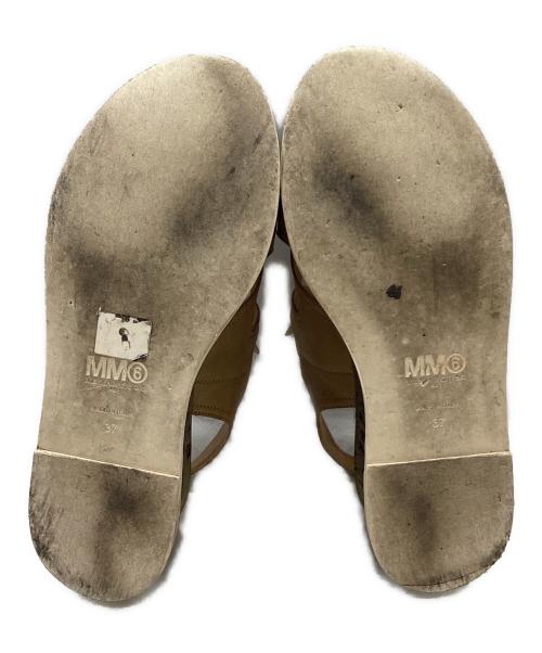 MM6 Maison Margiela（エムエムシックスメゾンマルジェラ）MM6 Maison Margiela (エムエムシックスメゾンマルジェラ) サンダル ベージュ サイズ:37の古着・服飾アイテム