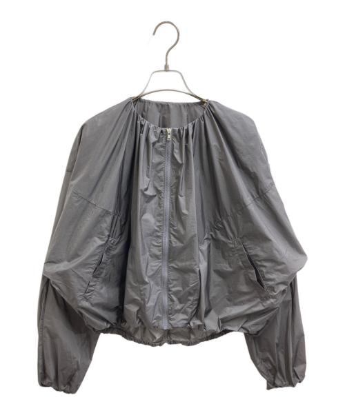 Demi-Luxe Beams（デミルクス ビームス）Demi-Luxe Beams (デミルクス ビームス) シアー ドルマン ジップブルゾン / 64-18-0650-167 グレー サイズ:Freeの古着・服飾アイテム