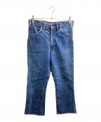 LEVI'Sリーバイス）の古着「646 フレアデニムパンツ / 42TALON オレンジタブ ビッグE スレーキスタンプ 推定70's」｜インディゴ