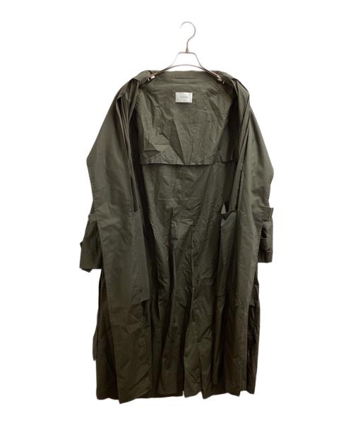 CIOTA（シオタ）CIOTA スビンコットン タイプライター タイロッケンコート / spin cotton type writer tielocken coat / wrap coat / COLM-106M / Made in JAPAN サイズ:5の古着・服飾アイテム