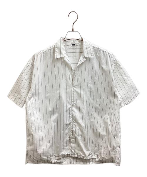 H BEAUTY&YOUTH（エイチ ビューティー&ユース）H BEAUTY&YOUTH (エイチ ビューティー&ユース) 120/2 ワイダー スシ オープンカラーシャツ / 1216-250-3026 ホワイト サイズ:Sの古着・服飾アイテム