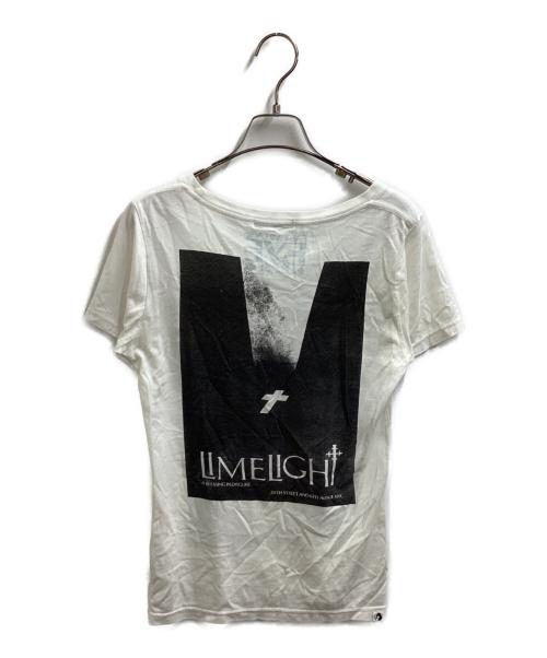 Hysteric Glamour（ヒステリックグラマー）Hysteric Glamour (ヒステリックグラマー) EAST VILLAGE EYE (イーストヴィレッジアイ) スローガンTシャツ / 0142CT17 ホワイト サイズ:FREEの古着・服飾アイテム
