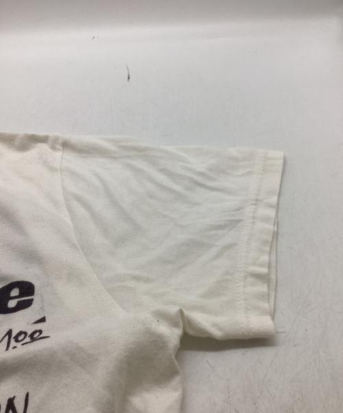 Hysteric Glamour（ヒステリックグラマー）Hysteric Glamour (ヒステリックグラマー) EAST VILLAGE EYE (イーストヴィレッジアイ) スローガンTシャツ / 0142CT17 ホワイト サイズ:FREEの古着・服飾アイテム