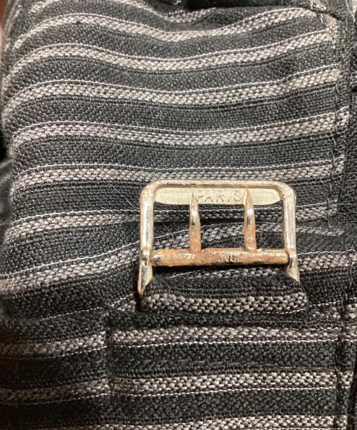 French Vintage（フレンチヴィンテージ）French Vintage (フレンチヴィンテージ) サイドアジャスター トラウザーパンツ / PARIS刻印針刺しシンチバック メタルボタン ブラック サイズ:W実寸85cmの古着・服飾アイテム