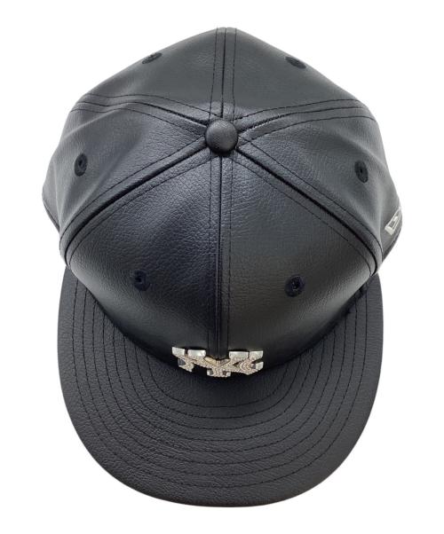 New Era（ニューエラ）New Era (ニューエラ) フェイクレザーラインストーンキャップ ブラック サイズ:7　3/8　（58.7cm）の古着・服飾アイテム