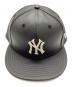 中古・古着 New Era (ニューエラ) フェイクレザーラインストーンキャップ ブラック サイズ:7　3/8　（58.7cm）：8000円