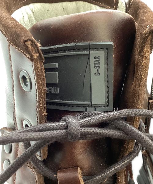 G-STAR RAW（ジースターロゥ）G-STAR RAW (ジースターロゥ) レースアップブーツ　 ブラウン サイズ:US9の古着・服飾アイテム