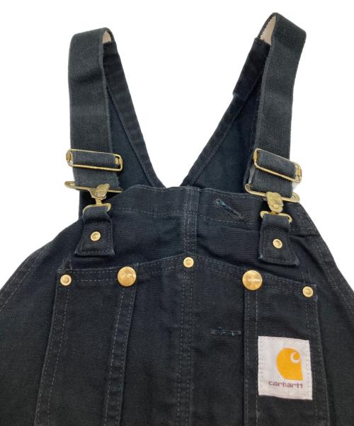 CarHartt（カーハート）CarHartt (カーハート) ダブルニーオーバーオール ブラック サイズ:W30×L32の古着・服飾アイテム