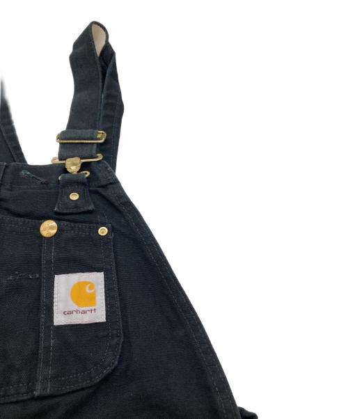 CarHartt（カーハート）CarHartt (カーハート) ダブルニーオーバーオール ブラック サイズ:W30×L32の古着・服飾アイテム