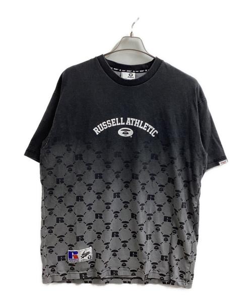 Aape BY A BATHING APE（エーエイプ バイ アベイシングエイプ）Aape BY A BATHING APE (エーエイプ バイ アベイシングエイプ) RUSSELL ATHLETIC (ラッセルアスレチック) Tシャツ / t-shirt / AAPTEM9705XXM グレー サイズ:XLの古着・服飾アイテム