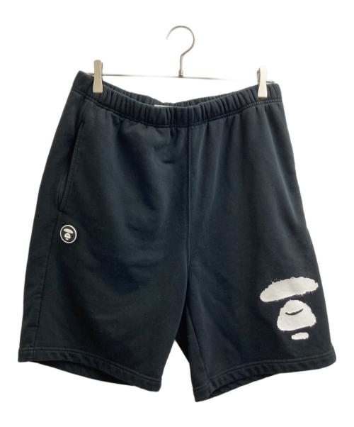 Aape BY A BATHING APE（エーエイプ バイ アベイシングエイプ）Aape BY A BATHING APE (エーエイプ バイ アベイシングエイプ) ハーフパンツ AAPSPM6985XXK ブラック サイズ:XLの古着・服飾アイテム
