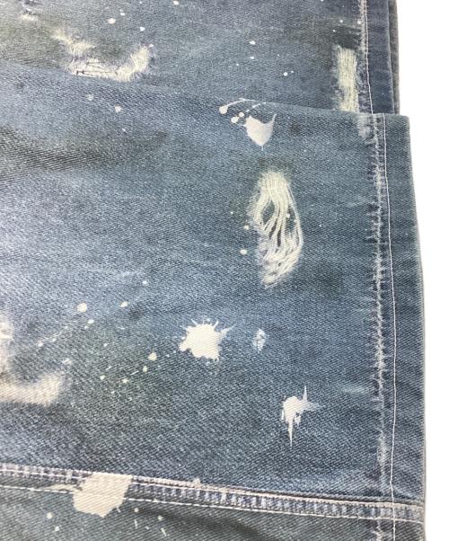 DND4DES（ディーエヌディーフォーデス）DND4DES (ディーエヌディーフォーデス) Y2K CARTOON PENDANTS PRINT PANTS カートゥーン ペンダント プリント  デニムパンツ インディゴ サイズ:Mの古着・服飾アイテム