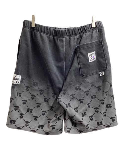 Aape BY A BATHING APE（エーエイプ バイ アベイシングエイプ）AAPE BY A BATHING APE (エーエイプ バイ アベイシングエイプ) スウェットショーツ / sweat shorts / AAPSPM9706XX ブラック サイズ:Lの古着・服飾アイテム