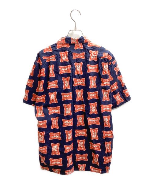 Hysteric Glamour（ヒステリックグラマー）Hysteric Glamour (ヒステリックグラマー) HIGH TIMES総柄半袖エンジニアシャツ 02182AH10 レッド サイズ:Lの古着・服飾アイテム