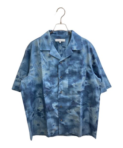 maison kitsune（メゾンキツネ）maison kitsune (メゾンキツネ) RESORT SHIRT / OM00421WW9054 / 25SS ネイビー サイズ:Mの古着・服飾アイテム