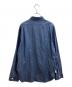 THE CORONA UTILITY (コロナユーティリティ) NAVY 1POCKET SHIRT Chambray ネイビー ワンポケット シャツ シャンブレー C-OY 3824 インディゴ サイズ:L：10000円