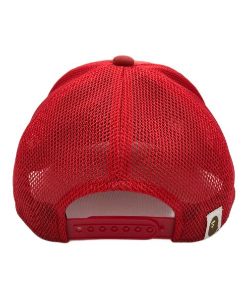 A BATHING APE（ア ベイシング エイプ）A BATHING APE (ア ベイシング エイプ) キャップ / cap / 001CPK301005M レッド サイズ:FREEの古着・服飾アイテム