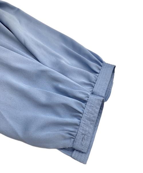 ANAYI（アナイ）ANAYI (アナイ) サテンステッチフリル ブラウス / 102327-13-300-04-360 / 2023年モデル ブルー サイズ:36の古着・服飾アイテム