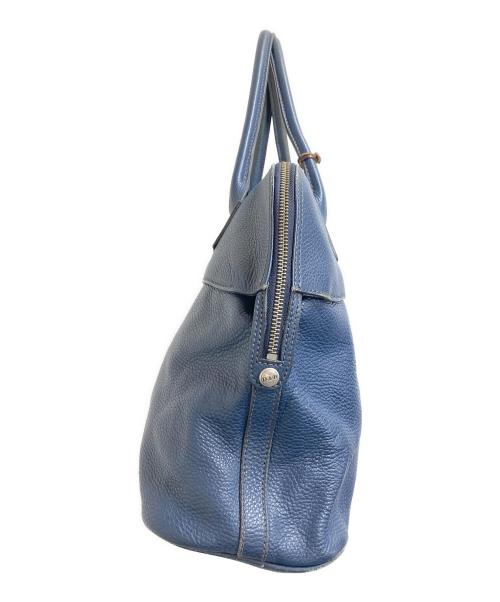 Daniel&Bob（ダニエル＆ボブ）Daniel&Bob (ダニエル＆ボブ) GHETTI ALCE レザーハンドバッグ イタリア製 ネイビーの古着・服飾アイテム