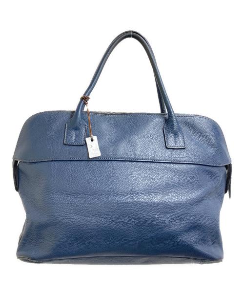 Daniel&Bob（ダニエル＆ボブ）Daniel&Bob (ダニエル＆ボブ) GHETTI ALCE レザーハンドバッグ イタリア製 ネイビーの古着・服飾アイテム