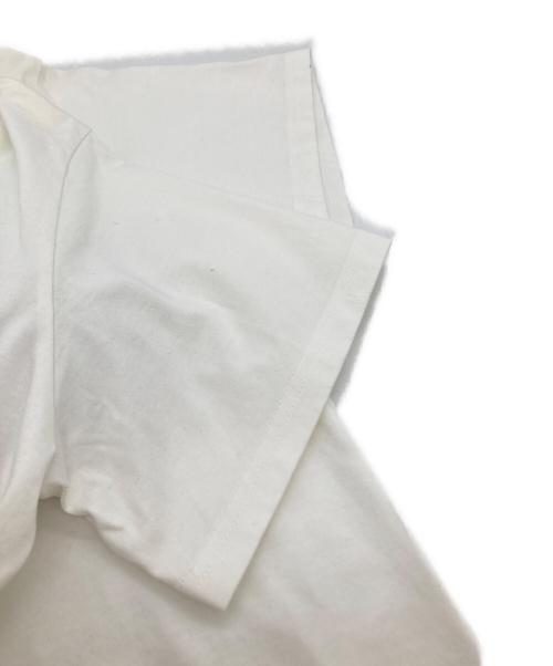 TOMO KOIZUMI（トモコイズミ）TOMO KOIZUMI (トモコイズミ) FRILL POCKET T-SHIRT / フリルポケットTシャツ / TK002 ホワイト サイズ:Mの古着・服飾アイテム