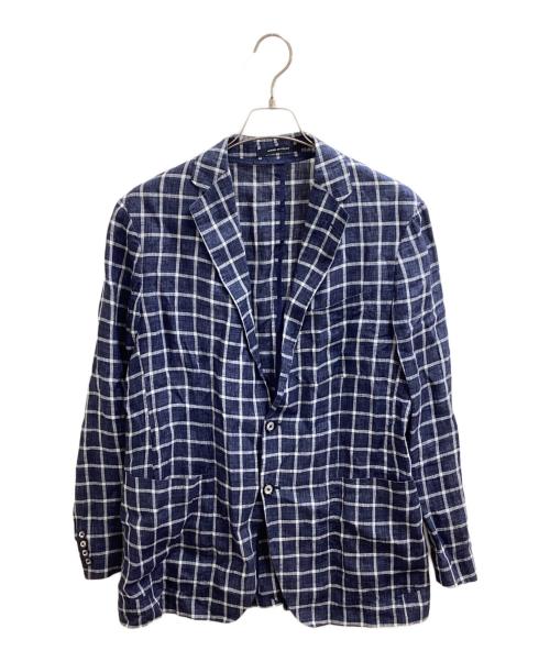 TAGLIATORE（タリアトーレ）TAGLIATORE (タリアトーレ) リネンジャケット　SAHARA　84WEX014 ネイビー サイズ:不明(記入なし)の古着・服飾アイテム