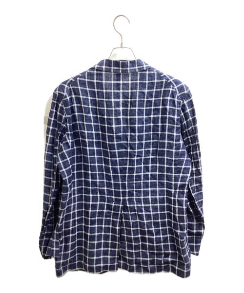 TAGLIATORE（タリアトーレ）TAGLIATORE (タリアトーレ) リネンジャケット　SAHARA　84WEX014 ネイビー サイズ:不明(記入なし)の古着・服飾アイテム