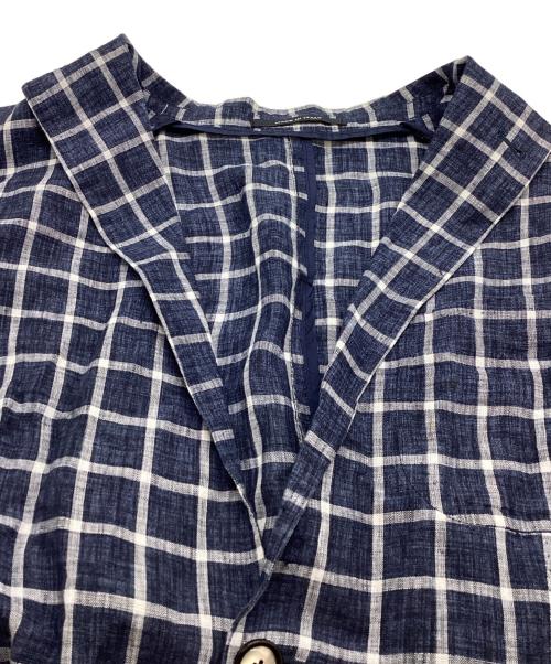 TAGLIATORE（タリアトーレ）TAGLIATORE (タリアトーレ) リネンジャケット　SAHARA　84WEX014 ネイビー サイズ:不明(記入なし)の古着・服飾アイテム