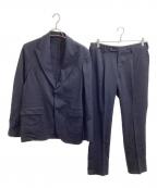 sartorioサルトリオ）の古着「セットアップスーツ / カシミヤ混」｜ネイビー