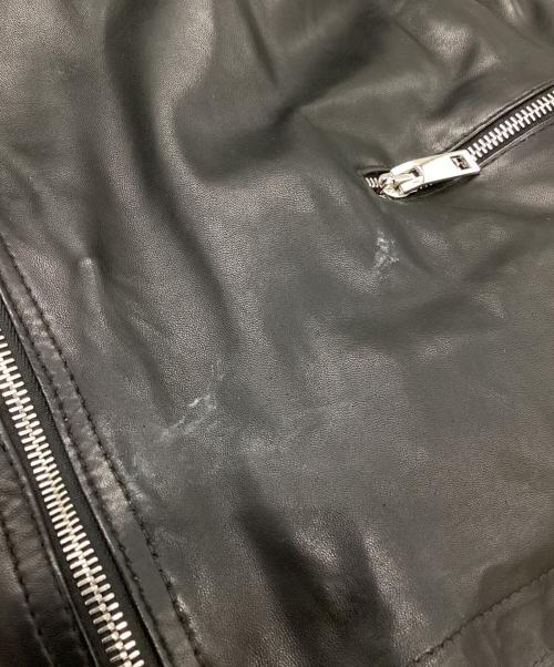 TAGLIATORE（タリアトーレ）TAGLIATORE レザーライダースジャケット / Leather Riders Jacket / Motorcycle Jacket / FLOYD / イタリア製 / Made in Italy  ブラック サイズ:48の古着・服飾アイテム