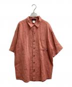 Patagoniaパタゴニア）の古着「半袖リネンシャツ」｜レッド