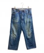 COMME des GARCONS JUNYA WATANABE MAN×LEVI'Sコム デ ギャルソン ジュンヤ ワタナベ マン×リーバイス）の古着「オーバーオールカスタマイズ デニムパンツ / WG-P207」｜インディゴ