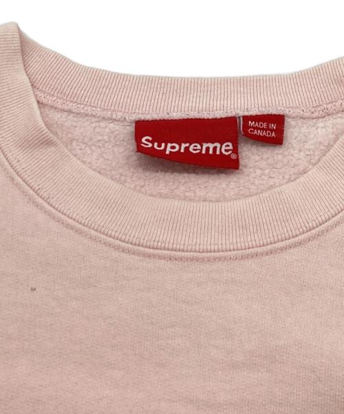 SUPREME（シュプリーム）SUPREME (シュプリーム) Step Arc Crewneck / 17AW / ステップアーチクルーネックスウェット ピンク サイズ:Mの古着・服飾アイテム