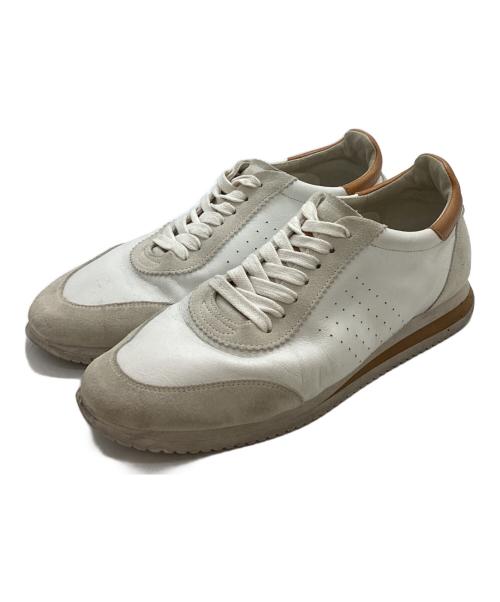 BRUNELLO CUCINELLI（ブルネロクチネリ）BRUNELLO CUCINELLI (ブルネロクチネリ) レザースニーカー ホワイト サイズ:42の古着・服飾アイテム