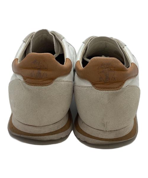 BRUNELLO CUCINELLI（ブルネロクチネリ）BRUNELLO CUCINELLI (ブルネロクチネリ) レザースニーカー ホワイト サイズ:42の古着・服飾アイテム