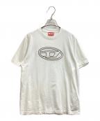 DIESELディーゼル）の古着「T-Just-Bigoval Vintage Cotton Jersey T / OBEAF / トルコ製」｜ホワイト