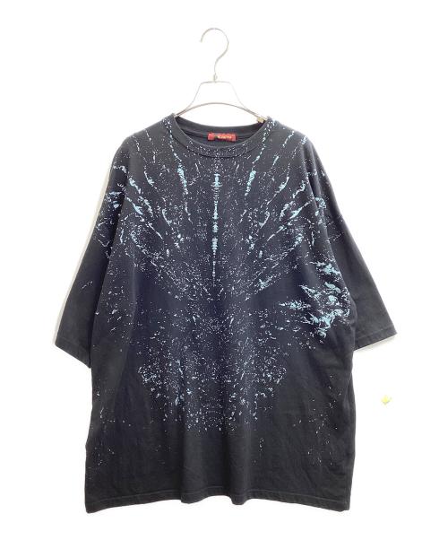 hazama（ハザマ）hazama (ハザマ) GODZILLA FACE T-shirt / ゴジラフェイスTEE ブラック サイズ:XXLの古着・服飾アイテム