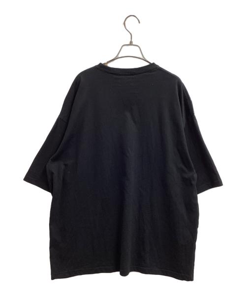 hazama（ハザマ）hazama (ハザマ) GODZILLA FACE T-shirt / ゴジラフェイスTEE ブラック サイズ:XXLの古着・服飾アイテム