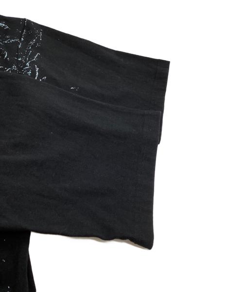 hazama（ハザマ）hazama (ハザマ) GODZILLA FACE T-shirt / ゴジラフェイスTEE ブラック サイズ:XXLの古着・服飾アイテム