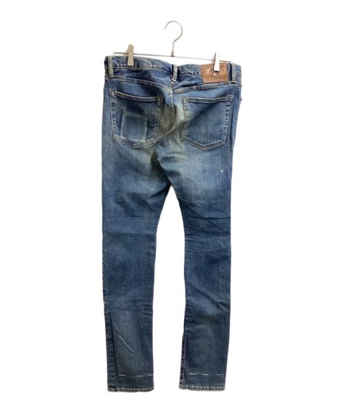Hysteric Glamour（ヒステリックグラマー）Hysteric Glamour (ヒステリックグラマー) SP加工スタッズストレッチデニムパンツ / 0242AP08 インディゴ サイズ:W32の古着・服飾アイテム