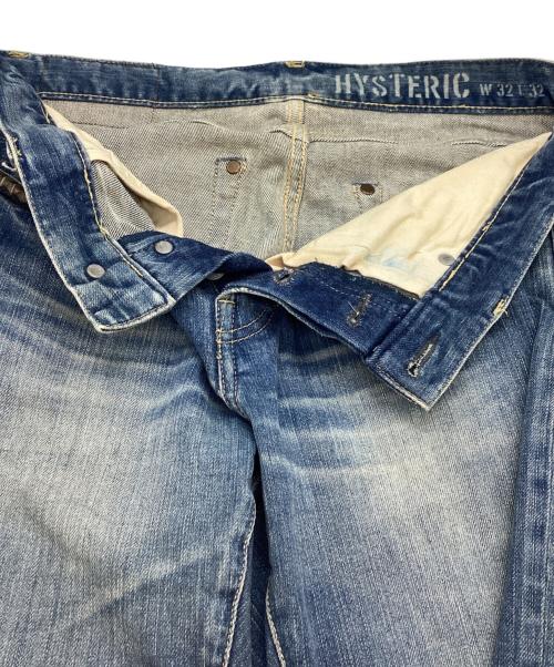 Hysteric Glamour（ヒステリックグラマー）Hysteric Glamour (ヒステリックグラマー) SP加工スタッズストレッチデニムパンツ / 0242AP08 インディゴ サイズ:W32の古着・服飾アイテム