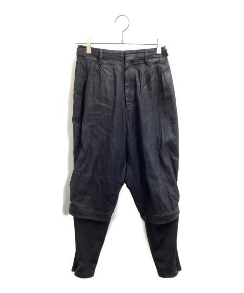 Y-3（ワイスリー）Y-3 (ワイスリー) M PAPER COTTON MAT MIX PANT / DY7219 ブラック サイズ:Sの古着・服飾アイテム