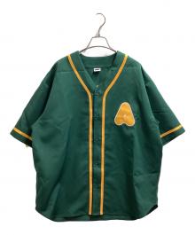 AIMYONS（アイミョン）の古着「ベースボールシャツ / AIMYON 弾き語り LIVE 2022 サーチライト AIMYONS 公式 ユニフォーム」｜グリーン