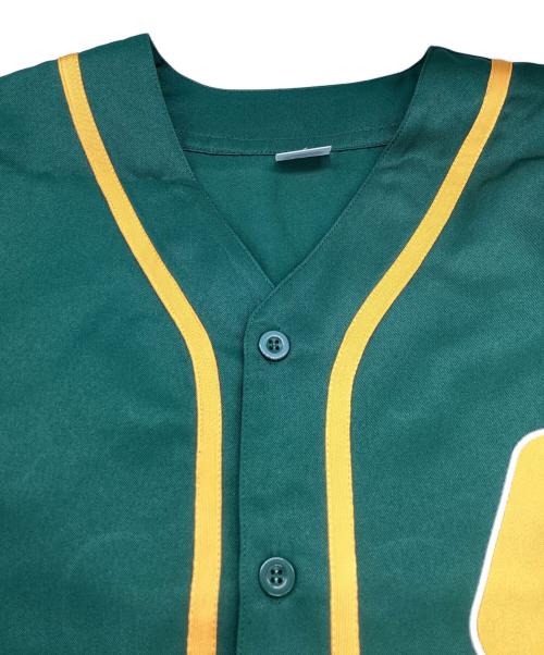 AIMYONS（アイミョン）AIMYONS (アイミョン) ベースボールシャツ / AIMYON 弾き語り LIVE 2022 サーチライト AIMYONS 公式 ユニフォーム グリーン サイズ:Lの古着・服飾アイテム