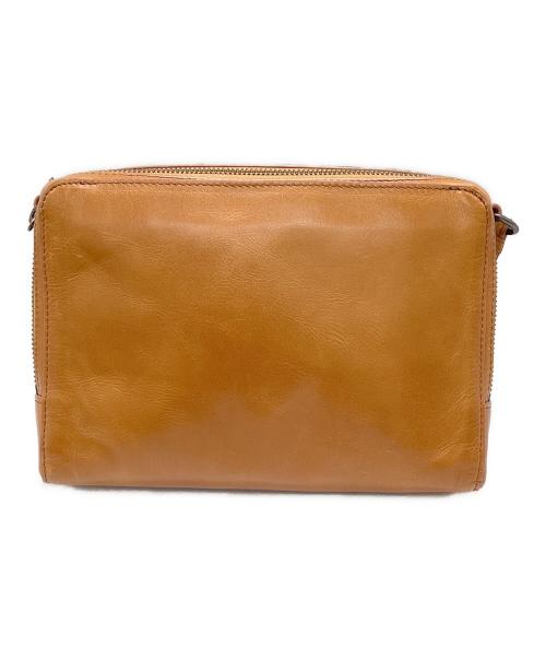 MOTHERHOUSE（マザーハウス）MOTHERHOUSE (マザーハウス) レザーショルダーバッグ ブラウンの古着・服飾アイテム